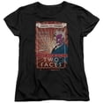 thumbnail image 1 of Trevco Batman-Two Faces - Short Sleeve Womens Tee - Black- 2X, 1 of 1