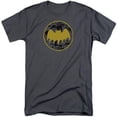 thumbnail image 1 of Trevco  Batman & Vintage Symbol Collage Adult Cotton Tall Fit Short Sleeve 18-1 T-Shirt, Charcoal - 3X, 1 of 1