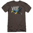 thumbnail image 1 of Trevco  Batman & Vroom Adult Cotton Premium Canvas Brand Slim Fit 30-1 T-Shirt, Charcoal - 2X, 1 of 1
