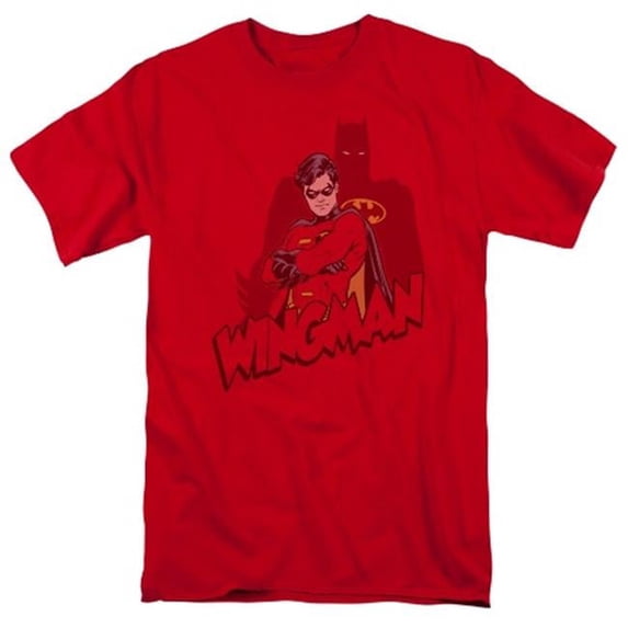 Trevco Batman-Wingman 18-1 Tee - Red- Small