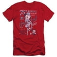 thumbnail image 1 of Trevco Betty Boop-Boop Ball - Short Sleeve Adult 30-1 Tee - Red, Extra Large, 1 of 1