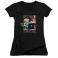 thumbnail image 1 of Trevco Boop-Connected - Junior V-Neck Tee - Black, Small, 1 of 1