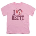 thumbnail image 1 of Trevco Boop-I Heart Betty - Short Sleeve Youth 18-1 Tee - Pink- Large, 1 of 1