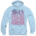 thumbnail image 1 of Trevco   Breakfast Club & Forever Adult Pullover Hoodie, Light Blue - Medium, 1 of 1
