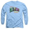 thumbnail image 1 of Trevco CBS1014-AL-2 CSI Miami & Greeting From Miami Long Sleeve Adult Cotton 18-1 T-Shirt, Carolina Blue - Medium, 1 of 1