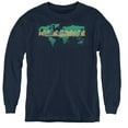 thumbnail image 1 of Trevco  CBS1035-YL-1 Amazing Race & Around the World-Youth Long Sleeve Tee, Navy - Small, 1 of 1