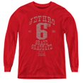 thumbnail image 1 of Trevco  CBS1058-YL-4 Beverly Hillbillies & Mr 6th Grade Grad-Youth Long Sleeve Tee, Red - Extra Large, 1 of 1