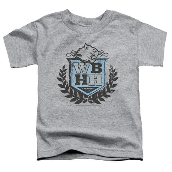 Trevco CBS1065-TT-2 90210 & WBHH Short Sleeve Toddler Cotton T-Shirt, Athletic Heather - Medium - 3 Toddler