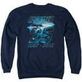 thumbnail image 1 of Trevco CBS1083-AS-2 Star Trek & Enterprise 25 Adult Cotton & Polyster Crewneck Sweatshirt, Navy - Medium, 1 of 1