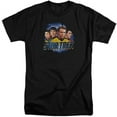 thumbnail image 1 of Trevco CBS1160-ATT-4 Star Trek & The Boys Short Sleeve Adult Cotton Tall T-Shirt, Black - Extra Large, 1 of 1
