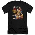 thumbnail image 1 of Trevco CBS1162-PSF-3 Star Trek & At the Controls Premium Canvas Adult Cotton Slim Fit 30-1 T-Shirt, Black - Large, 1 of 1