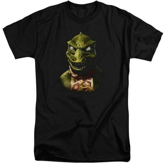 Trevco CBS1205-ATT-5 Star Trek & Gorn Bust Short Sleeve Adult Cotton Tall T-Shirt, Black - 2X