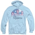 thumbnail image 1 of Trevco  CBS1438-AFTH-1 Millers & Cast-Adult Pull-Over Hoodie, Light Blue - Small, 1 of 1