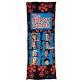thumbnail image 1 of Trevco CBS1500-PLO7-18x54 Brady Bunch-Squares - Microfiber Body Pillow, White - 18 x 54 in., 1 of 1