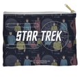 thumbnail image 1 of Trevco CBS1545-PCH1-12.5x8.5 12.5 x 8.5 in. Star Trek & Enterprise Crew Accessory Pouch, White, 1 of 2