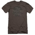 thumbnail image 1 of Trevco CBS1593-PSF-2 Twilight Zone & Spiral Logo Premium Canvas Adult Cotton Slim Fit 30-1 T-Shirt, Charcoal - Medium, 1 of 1
