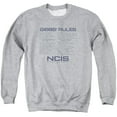 thumbnail image 1 of Trevco CBS1608-AS-2 NCIS & Gibbs Rules Adult Crewneck Sweatshirt, Athletic Heather - Medium, 1 of 2