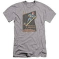 thumbnail image 1 of Trevco CBS1669-PSF-3 Scorpion & Proton Arnold Poster Premium Canvas Adult Cotton Slim Fit 30-1 T-Shirt, Athletic Heather - Large, 1 of 1