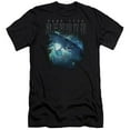 thumbnail image 1 of Trevco CBS1771-PSF-5 Star Trek Beyond & Voyage Adult Premium Canvas Slim Fit 30-1 HBO Short Sleeve T-Shirt, Black - 2X, 1 of 1