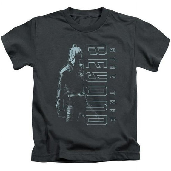 Trevco CBS1775-KT-3 Star Trek Beyond & Jaylah Short Sleeve Juvenile Cotton 18-1 T-Shirt, Charcoal - Large 7