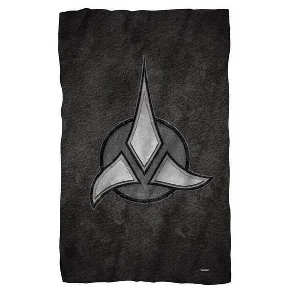 Trevco CBS1896-BKT1-36x58 36 x 58 in. Star Trek & Klingon Empire Polyster Fleece Blanket, White