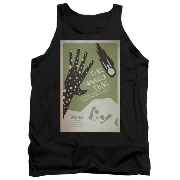 Trevco CBS1941B-TK-4 Star Trek & Tos Episode 4 Adult Cotton Tank Top, Black - Extra Large