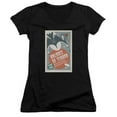 thumbnail image 1 of Trevco CBS1951B-JV-2 Star Trek & Tos Episode 14 Junior V-Neck Cotton T-Shirt, Black - Medium, 1 of 1