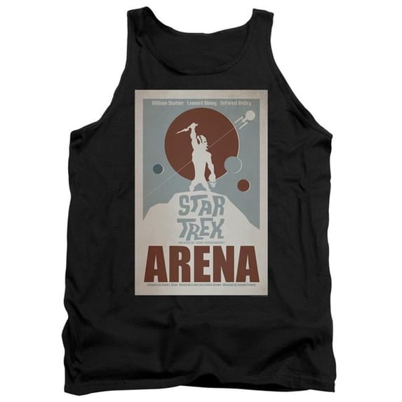 Trevco CBS1955B-TK-2 Star Trek & TOS Episode 18 Adult Tank Top, Black - Medium