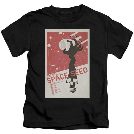 Trevco CBS1959B-KT-1 Star Trek & Tos Episode 22 Short Sleeve Juvenile Cotton 18-1 T-Shirt, Black - Small - 4