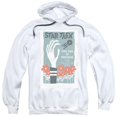 thumbnail image 1 of Trevco CBS1961-AFTH-2 Star Trek & Tos Episode 24 Adult Cotton & Polyster Pull-Over Hoodie, White - Medium, 1 of 1