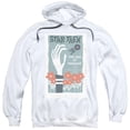 thumbnail image 1 of Trevco CBS1961-AFTH-3 Star Trek & Tos Episode 24 Adult Cotton & Polyster Pull-Over Hoodie, White - Large, 1 of 1