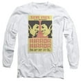 thumbnail image 1 of Trevco CBS1970-AL-4 Star Trek & Tos Episode 33 Long Sleeve Adult Cotton 18-1 T-Shirt, White - Extra Large, 1 of 1
