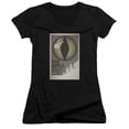 thumbnail image 1 of Trevco CBS1971B-JV-5 Star Trek & TOS Episode 34 Juniors V-Neck Sheer Jersery with Cap Sleeve, Black - 2X, 1 of 1