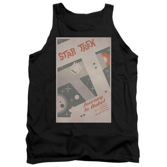 Trevco CBS1976B-TK-3 Star Trek & TOS Episode 39 Adult Tank Top, Black - Large