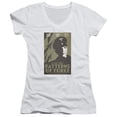 thumbnail image 1 of Trevco CBS1987-JV-2 Star Trek & Tos Episode 50 Junior V-Neck Cotton T-Shirt, White - Medium, 1 of 1