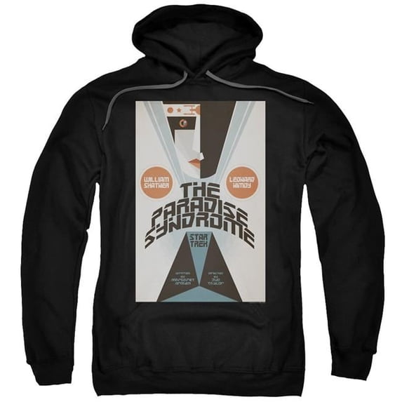 Trevco CBS1995B-AFTH-1 Star Trek & TOS Episode 58 Adult Pull-Over Hoodie, Black - Small