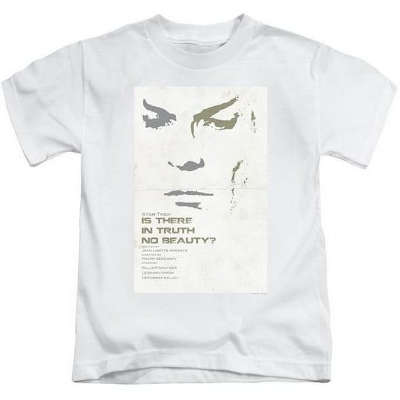 Trevco CBS1997-KT-2 Star Trek & Tos Episode 60 Short Sleeve Juvenile Cotton 18-1 T-Shirt, White - Medium - 5-6