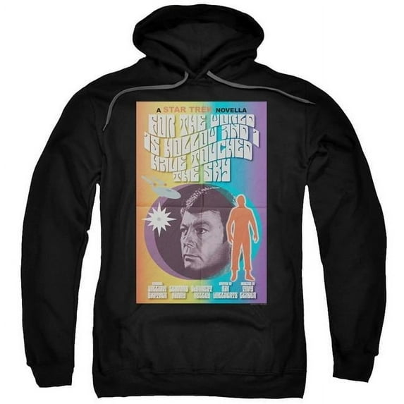 Trevco CBS2000B-AFTH-6 Star Trek & Tos Episode 63 Adult Cotton & Polyster Pull-Over Hoodie, Black - 3X