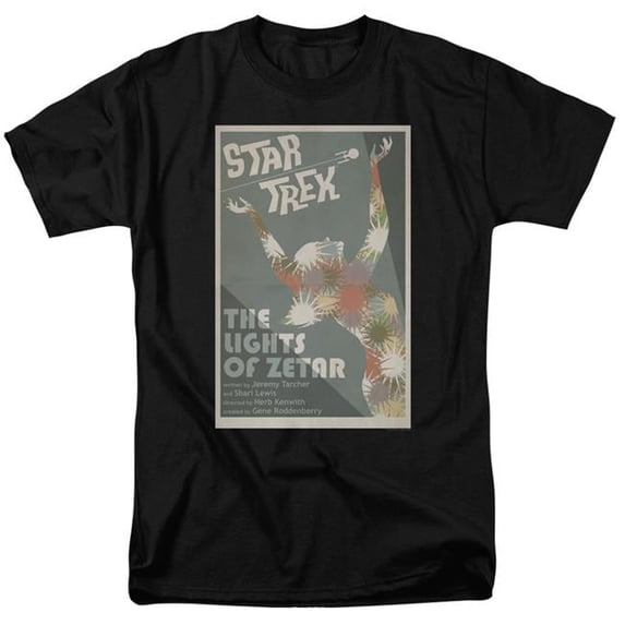 Trevco CBS2010B-AT-7 Star Trek & Tos Episode 73 Short Sleeve Adult Cotton 18-1 T-Shirt, Black - 4X