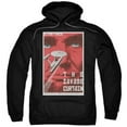 thumbnail image 1 of Trevco CBS2014B-AFTH-6 Star Trek & Tos Episode 77 Adult Cotton & Polyster Pull-Over Hoodie, Black - 3X, 1 of 1
