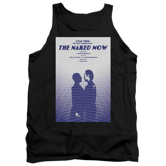 Trevco CBS2019B-TK-4 Star Trek & Tng Season 1 Episode 3 Adult Cotton Tank Top, Black - Extra Large