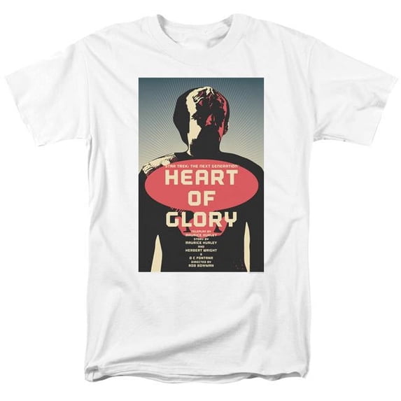 Trevco CBS2036-AT-7 Star Trek & TNG Season 1 Episode 20 Adult 18-1 Regular Fit Short Sleeve T-Shirt, White - 4X