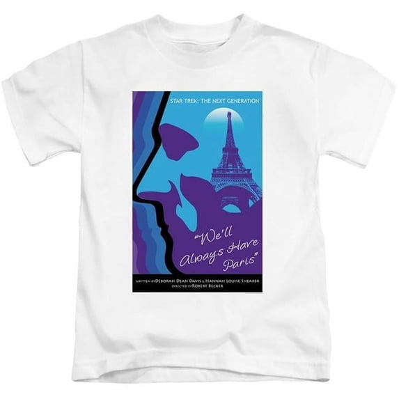 Trevco CBS2040-KT-3 Star Trek & Tng Season 1 Episode 24 Short Sleeve Juvenile Cotton 18-1 T-Shirt, White - Large 7