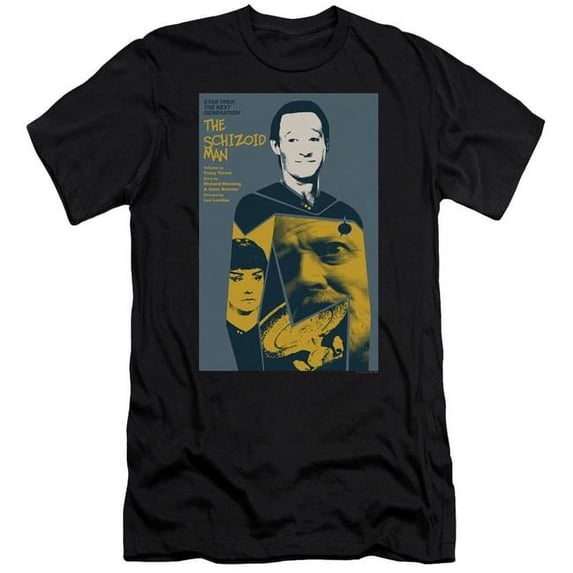 Trevco CBS2048B-SF-5 Star Trek & TNG Season 2 Episode 6 Adult 30-1 Slim Fit Short Sleeve T-Shirt, Black - 2X
