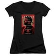 thumbnail image 1 of Trevco CBS2056B-JV-1 Star Trek & TNG Season 2 Episode 14 Juniors V-Neck Sheer Jersery with Cap Sleeve, Black - Small, 1 of 1