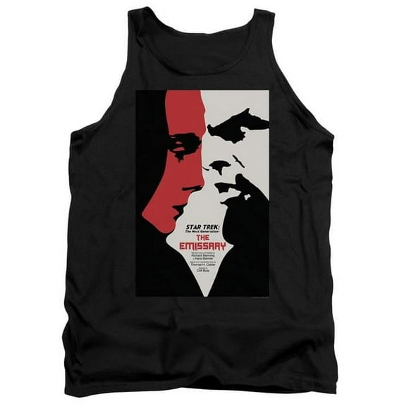 Trevco CBS2062B-TK-2 Star Trek & Tng Season 2 Episode 20 Adult Cotton Tank Top, Black - Medium