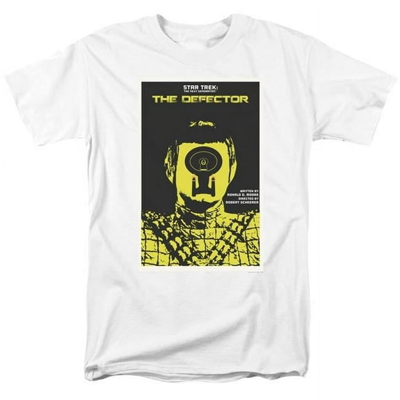 Trevco CBS2074-AT-8 Star Trek & Tng Season 3 Episode 10 Short Sleeve Adult Cotton 18-1 T-Shirt, White - 5X