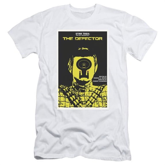 Trevco CBS2074-SF-4 Star Trek & Tng Season 3 Episode 10 Short Sleeve Adult Cotton 30-1 T-Shirt, White - Extra Large