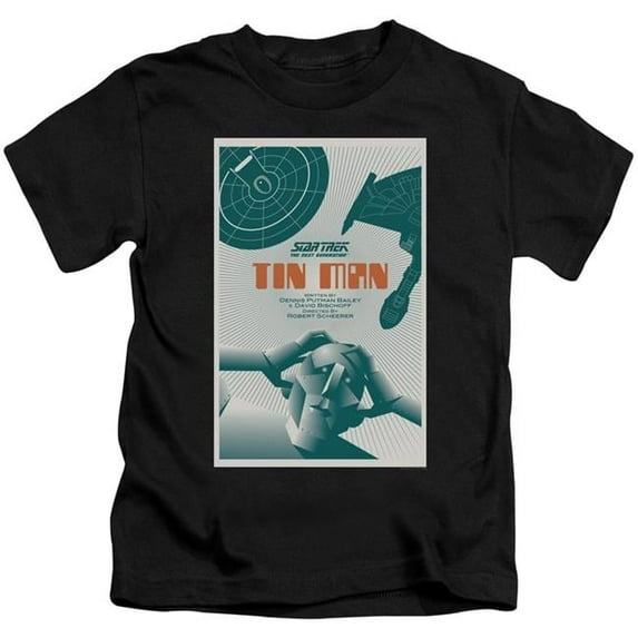 Trevco CBS2084B-KT-3 Star Trek & Tng Season 3 Episode 20 Short Sleeve Juvenile Cotton 18-1 T-Shirt, Black - Large 7