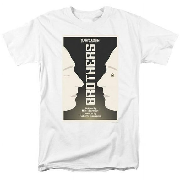 Trevco CBS2093-AT-7 Star Trek & Tng Season 4 Episode 3 Short Sleeve Adult Cotton 18-1 T-Shirt, White - 4X